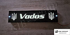 Світлодіодна табличка для вантажівки напис VADOS чорного кольору