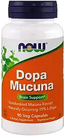 NOW Foods, Dopa Mucuna, 90 растительных капсул