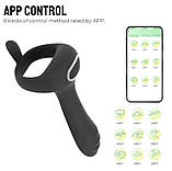 Ерекційне кільце зі стимулятором і вібрацією DoubleWave, фото 2