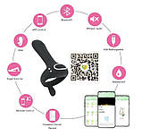 Ерекційне кільце зі стимулятором і вібрацією DoubleWave, фото 8