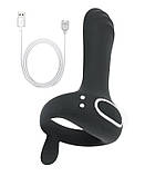 Ерекційне кільце зі стимулятором і вібрацією DoubleWave, фото 10