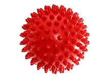 Масажний м'ячик м'який EasyFit PVC 7.5 см (надувний) червоний