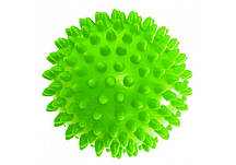 Масажний м'ячик м'який EasyFit PVC 7.5 см (надувний) зелений
