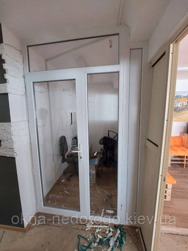 Металопластикові міжкімнатні двері у Києві фото Okna-Nedorogo