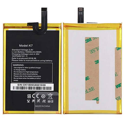 Акумулятор для Oukitel K7 / K7 Pro (10000 mAh), фото 3