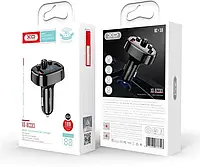 Автомобильный FM Modulator XO BCC03 Wireless Car double USB QC3.0 18W 3A FM Transmitter Black