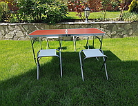 Алюминиевый стол раскладной для пикника, комплект стол и стулья для пикника, складной стол