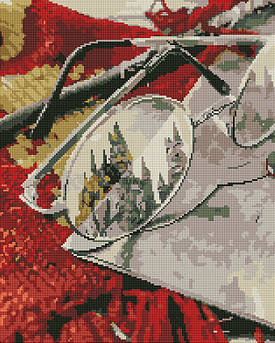 Алмазна мозаїка BrushMe Погляд в магічний світ 50 х 40 см (арт. DBS0027)