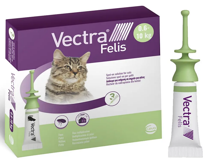 Vectra Felis капли от внешних паразитов для кошек (1 пипетка) - купить ...