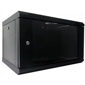 WMNC-6U-FLAT- BLACK Hypernet 6U 600x450 Шафа коммутаційна настінна 6U 600x450