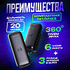 Бездротовий петличний мікрофон з адаптером та кейсом Lightning, для iPhonte, iPad, Shisuo S16, фото 7