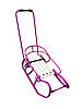 Детские зимние санки Vitan (Витан) Экспресс Бирюза со спинкой и ручкой, фото 3