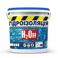 Рідка акрилова гідроізоляційна мастика H2Off прозора 1кг
