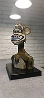 Параметрическая скульптура обезьяна Smile
