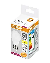 Лампа Osram 4058075623040 Led Value CL E27 6,5 W/830 3000 K 560Lm A60 230V FR