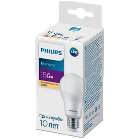 Philips Ecohome LED E27830 Лампочка Bulb 15W 1350lm