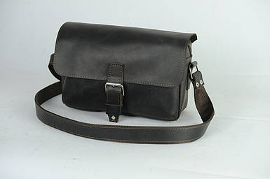 Жіноча сумка Алекс з натуральної шкіри колір Шоколад