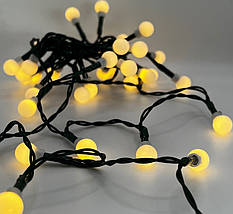 Гірлянда "Змійка-кульки", "Luca Lighting", 3,9 м, 48 LED теплий білий, фото 4