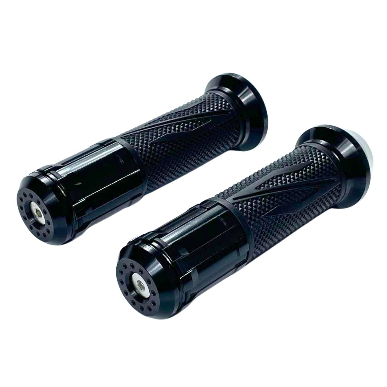 Ручки руля алюминиевые S №6 черные JWBP - фото 5 - id-p1345048947