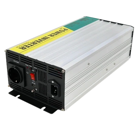 RITAR RSCU-1000 12V/220V, 1000W Инвертор напряжения с правильной синусоидой 1xShuko, 1xUSB