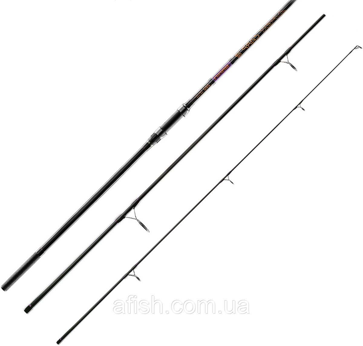 Вудилище коропове Brain Apex Carp 3.60m 3.5lbs 150г 3 секции
