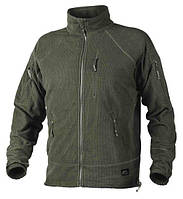 Кофта флісова HELIKON-TEX ALPHA TACTICAL GRID FLEECE Olive Green (BL-ALT-FG-02) РОЗМІР 3XL