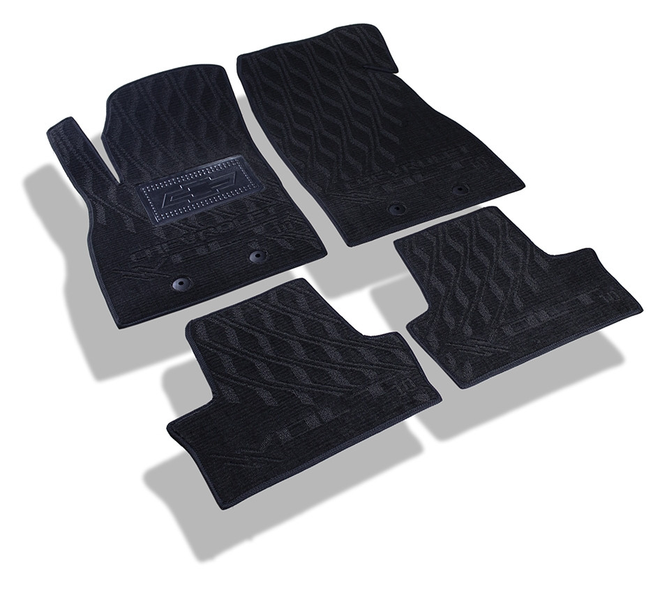 Автокилимки ворсові в салон CHEVROLET Volt 2010-2015 комплект текстильних килимків для автомобіля
