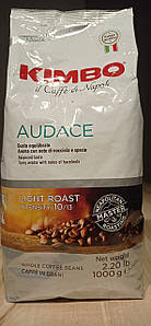 Кава натуральна в зернах Kimbo Audace 10% арабіки 90% робусти1 кг