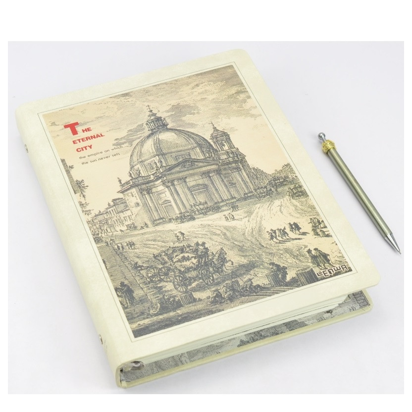 Блокнот LYB51001-1667D (B5) "The eternal city" на спіралі, в лінію (100 аркушів, 21.5*28 см.), фото 1