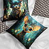 Декоративна подушка 45х45 см, «Казковий ліс. Жирафенятко», фото 6