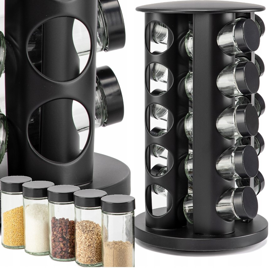 Органайзер  для спецій поворотний 20 ємкостей, фото 1