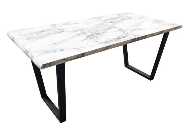 Стіл обідній нерозкладний на двох металевих опорах Greus marble Special4You