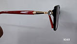 Окуляри жіночі в пластмасовій оправі тоновані 9049, фото 3