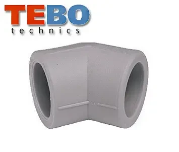 Кут 20 мм х 45 градусів Tebo, колір сірий