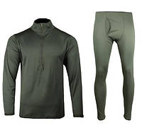 Флисовое тактическое термобелье Mil-Tec Thermofleece Underwear gen. III Level 2 - Olive -11222001.official