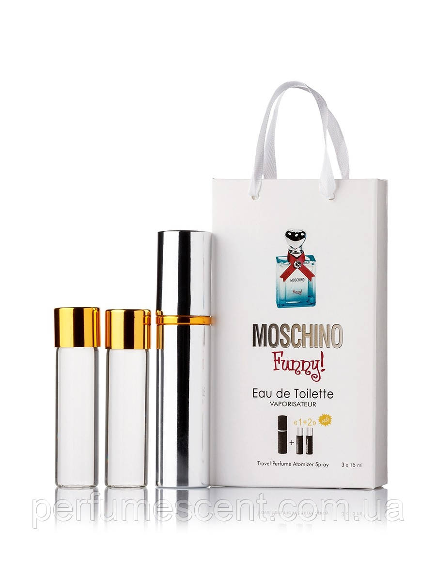 Оптом набір парфумів 45ml Moschino Funny міні парфумерія 3*15