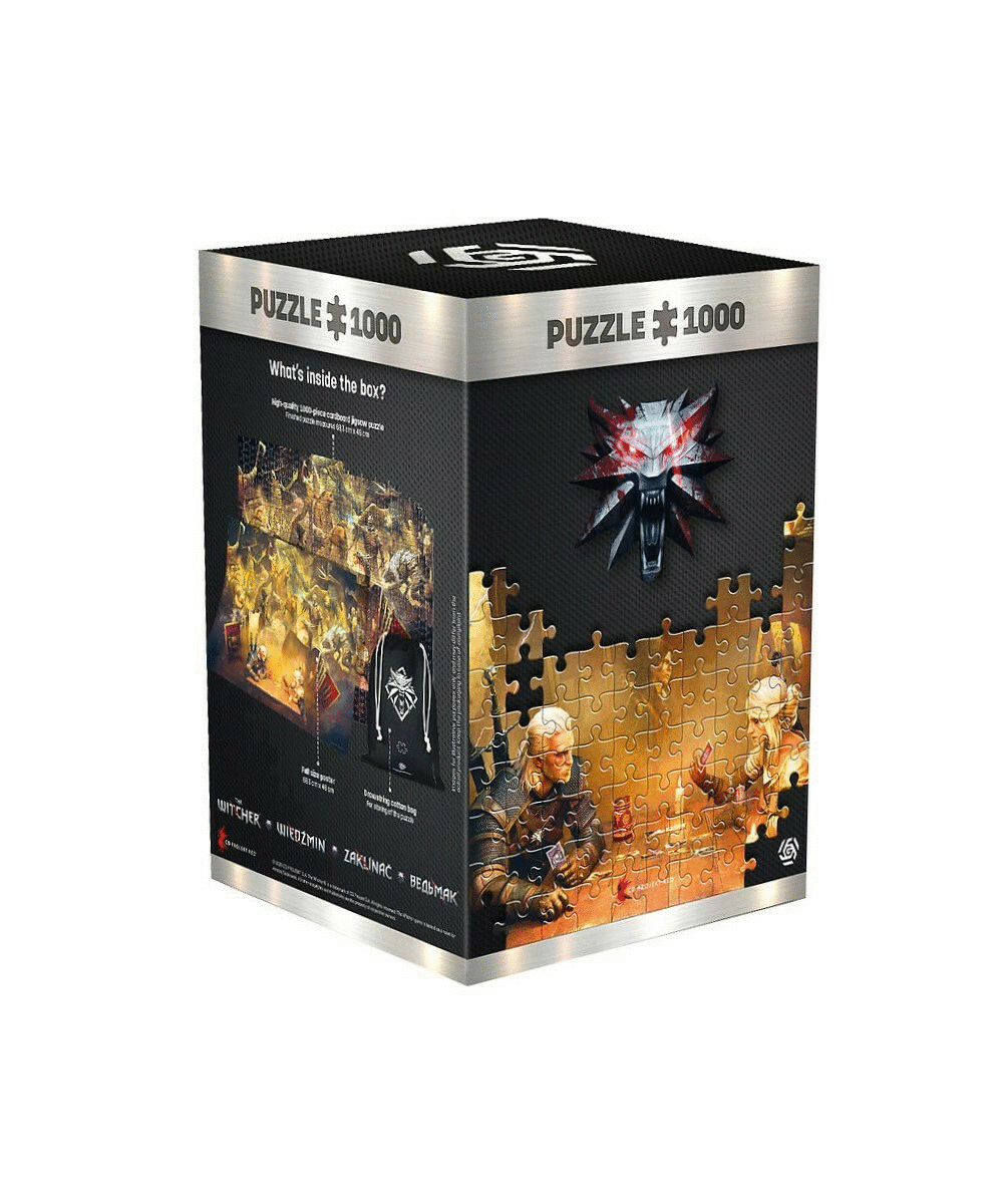 Пазл Good Loot Premium Puzzle The Witcher (Відьмак): гра в Гвинт (1000 деталей)