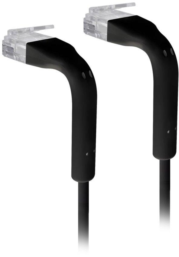 Патч-корд Ubiquiti UniFi 0.3M, Cat6, Чорний (UC-PATCH-0.3M-RJ45-BK)