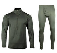 Флисовое тактическое термобелье Mil-Tec Thermofleece Underwear gen. III Level 2 - Olive -11222001.store