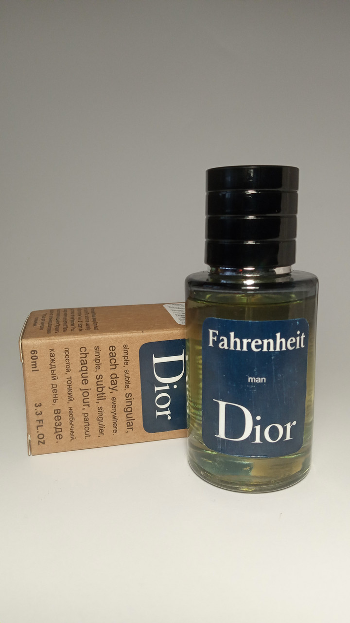 Парфюм Dior Fahrenheit диор фаренгейт мужская парфюмерия духи ОАЭ туалетная вода тестре-60 мл - фото 1 - id-p2028606328