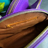 💖Жіноча округла косметичка Louis Vuitton на блискавці зі шкірозамінника, набір 3в1, фото 3