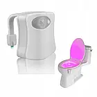 Підсвітка для унітаза з датчиком руху light bow на батарейках, фото 3