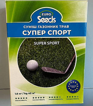 Газонна трава СУПЕР СПОРТ-SUPER SPORT 1 кг (DLF, Данія)