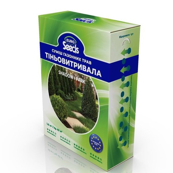 Газона трава ТІНЬОВИТРИВАЛА-PARK 1 кг (DLF, Данія)