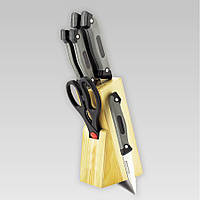 Набор кухонных ножей с подставкой 7 предметов Maestro MR-1407 Набор ножей из нержавеющей стали