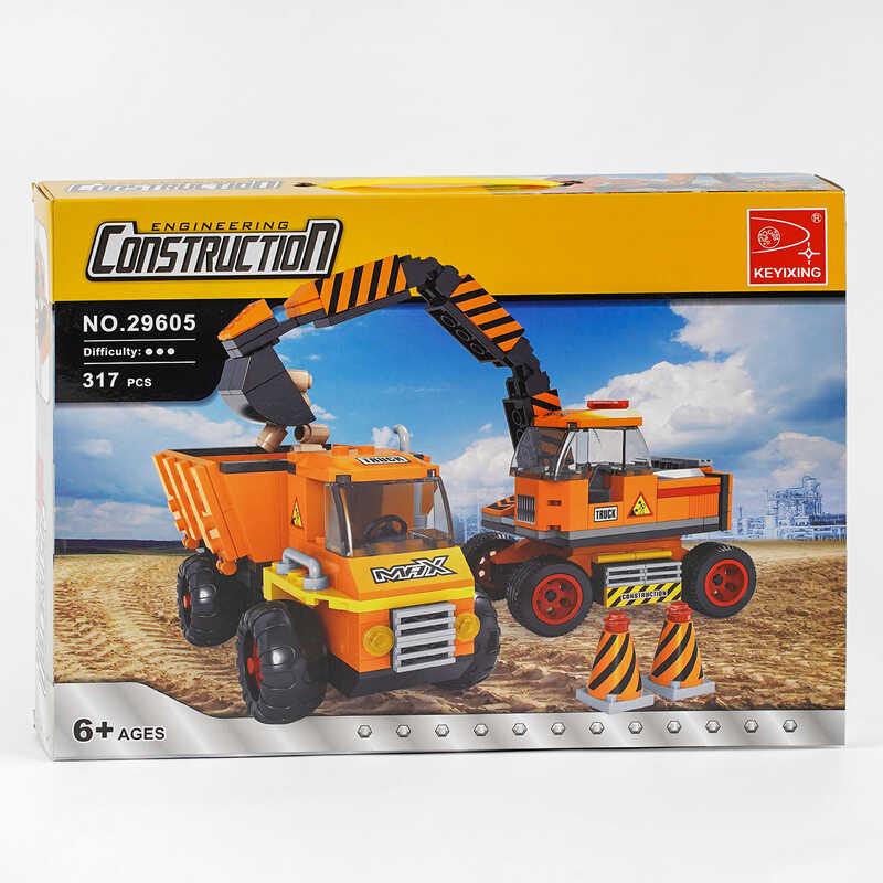 Конструктор AUSINI "Будтехніка", фігурка, 317дет, в кор. 38*28*6 см (12 шт.), фото 1