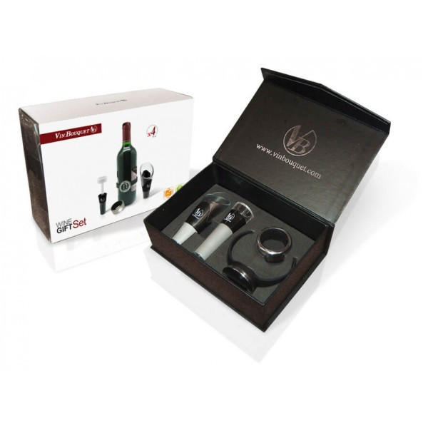 Барный подарочный набор из 4 аксессуаров для вина "Гурман" от испанского бренда Vin Bouquet - фото 2 - id-p2028648272