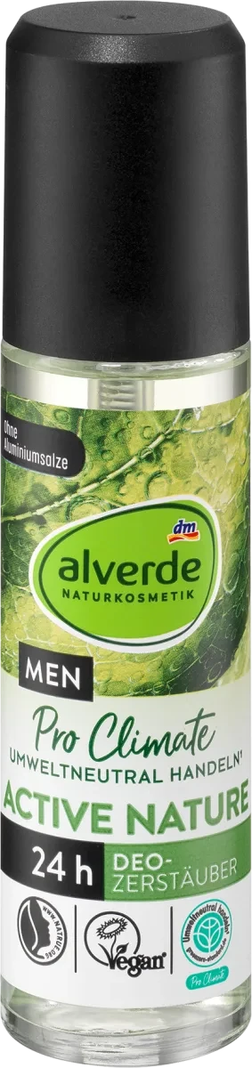Спрей – дезодорант для чоловіків alverde Men Active Nature, 50 мл