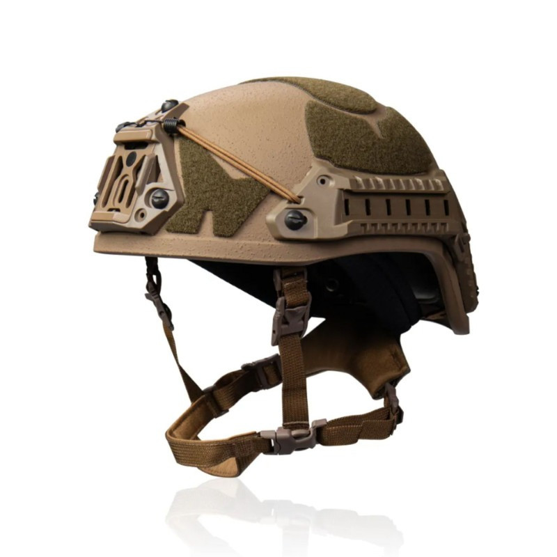 Шолом FAST Sestan-Busch Helmet Coyote Із захистом NIJ IIIA та системою WENDY M-(55-57 см) + кавер на шолом