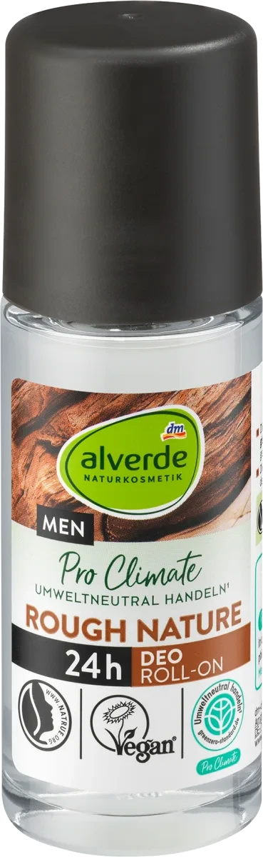 Кульковий дезодорант для чоловіків alverde Men Rough Nature, 50 мл